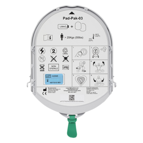 Heartsine Samaritan PAD-PAK kombinert batteri og elektroder - voksen - 3964