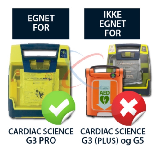 Cardiac Science Powerheart G3 Pro batteri - 9600