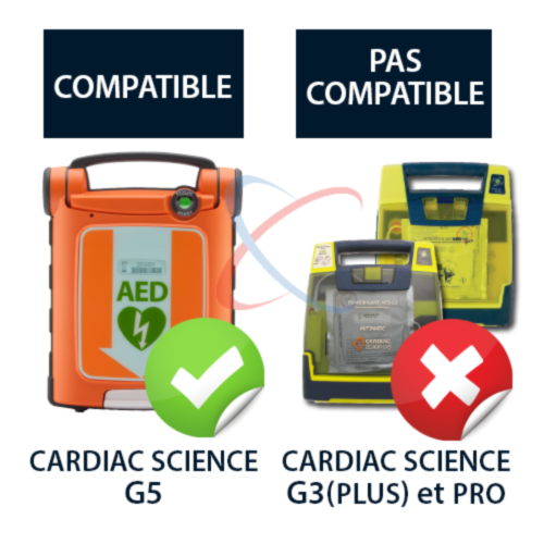 Cardiac Science Powerheart G5 elektroder til barn - 7228