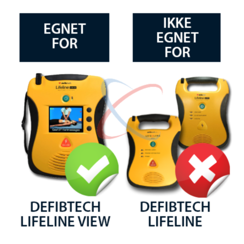 Defibtech Lifeline VIEW/PRO elektrodesett barn - 9734