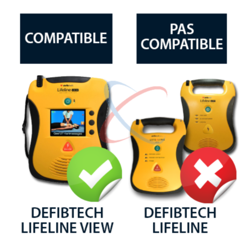 Defibtech Lifeline VIEW elektrodesett voksen - 5681