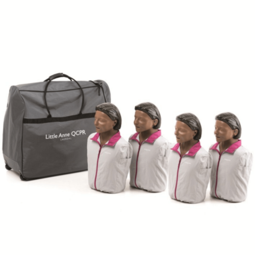 Laerdal Little Anne QCPR (mørk hud) 4-pack