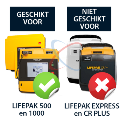 Physio-Control Quik Combo elektroder voksne - 73