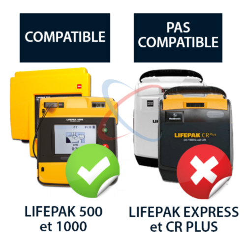 Physio-Control Quik Combo elektroder voksne - 8833