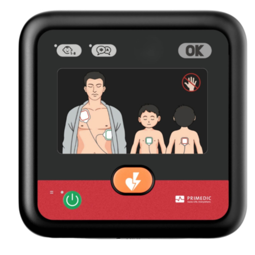 Primedic Heartsave myPAD Display Connected hjertestarter Halvautomatisk 