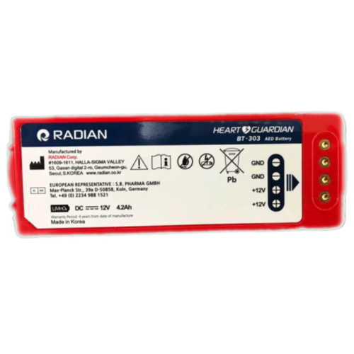 Radian Qbio Heart Guardian batteri