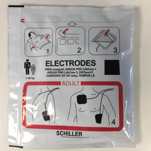 Schiller FRED easyport elektroder – ikke forhåndstilkoblet