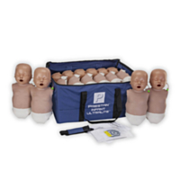 Prestan Ultralite Baby HLR-dukke 12-pakning (mørk) 