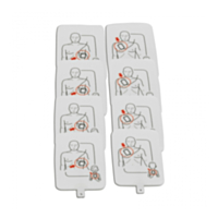 Prestan erstatningselektroder for AED Trainer (4 par)
